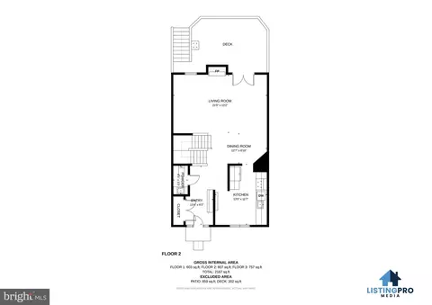 Floorplan - 632 Concerto Ln, Silver Spring, MD 20901 photo 2 of 4