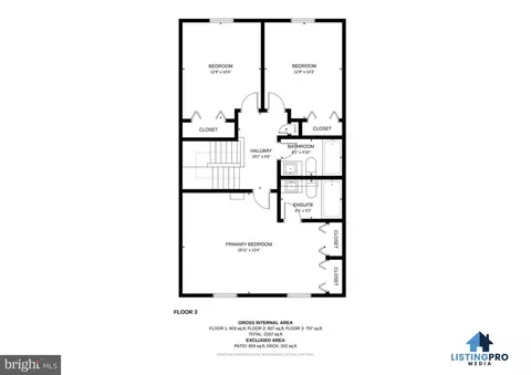 Floorplan - 632 Concerto Ln, Silver Spring, MD 20901 photo 3 of 4