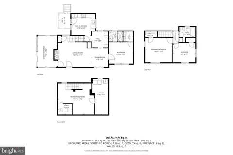 Floorplan - 314 Whitestone Rd, Silver Spring, MD 20901 photo 1 of 4