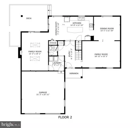 Floorplan - 15 Middlebridge Ct, Silver Spring, MD 20906 photo 3 of 4
