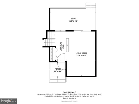 Floorplan - 11400 Cloverhill Dr, Silver Spring, MD 20902 photo 3 of 5