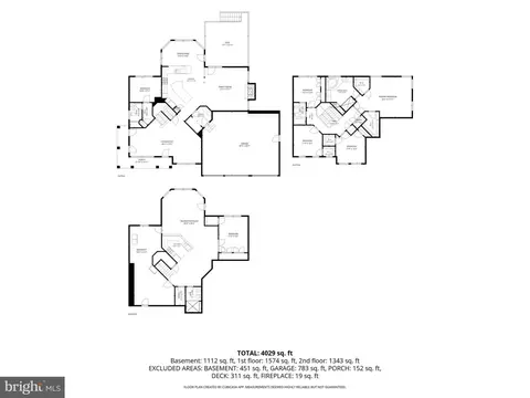 Floorplan - 17929 Bliss Dr, Poolesville, MD 20837 photo 1 of 4