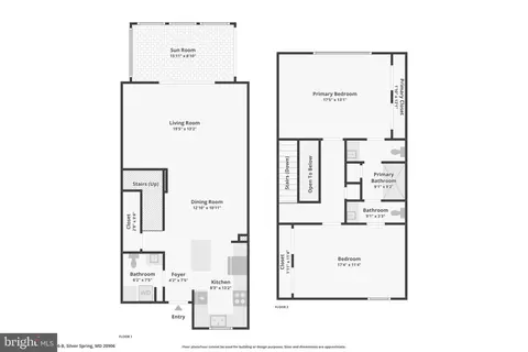 Floorplan - 3546 Chiswick Ct #36-B, Silver Spring, MD 20906 photo 1 of 2
