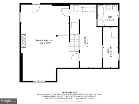Floorplan - 1522 Dale, Silver Spring, MD 20910 photo 4 of 4
