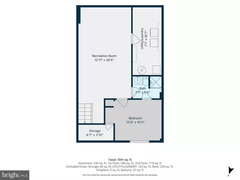Floorplan - 9217 Three Oaks Dr, Silver Spring, MD 20901 photo 3 of 4