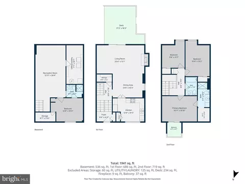 Floorplan - 9217 Three Oaks Dr, Silver Spring, MD 20901 photo 4 of 4