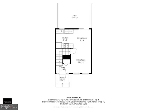 Floorplan - 1308 Alderton Ln, Silver Spring, MD 20906 photo 1 of 3