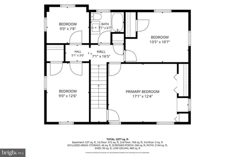 Floorplan - 9701 Lawndale Dr, Silver Spring, MD 20901 photo 2 of 6