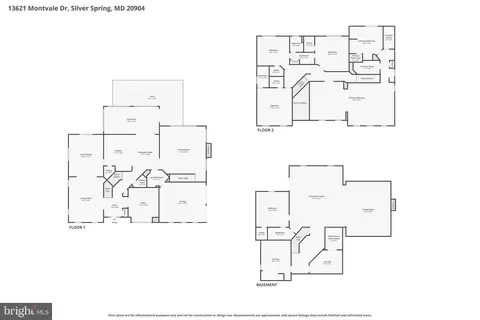 Floorplan - 13621 Montvale Dr, Silver Spring, MD 20904 photo 4 of 4