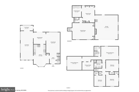 Floorplan - 13316 Old Forge Rd, Silver Spring, MD 20904 photo 1 of 1