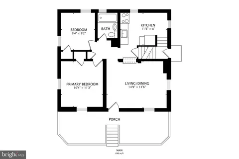 Floorplan - 11707 Dewey Rd, Silver Spring, MD 20906 photo 3 of 3