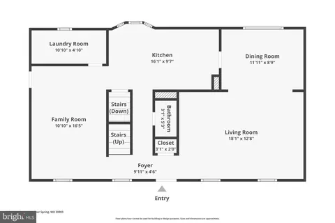 Floorplan - 1005 W Nolcrest Dr W, Silver Spring, MD 20903 photo 1 of 4