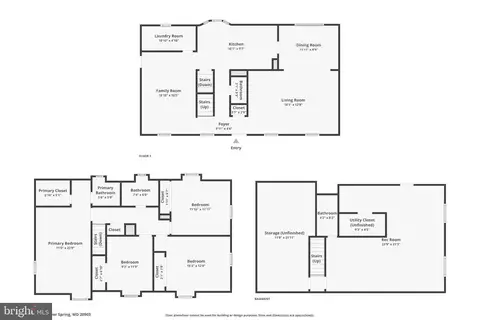 Floorplan - 1005 W Nolcrest Dr W, Silver Spring, MD 20903 photo 4 of 4