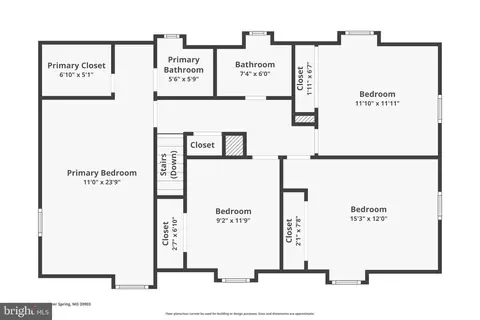 Floorplan - 1005 W Nolcrest Dr W, Silver Spring, MD 20903 photo 2 of 4