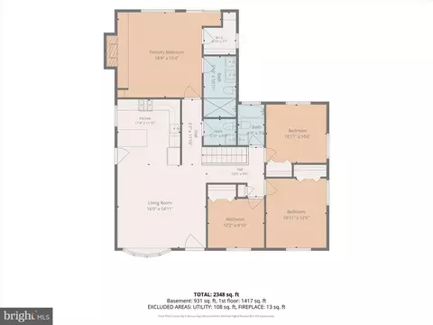 Floorplan - 11305 Mapleview Dr, Silver Spring, MD 20902 photo 3 of 3