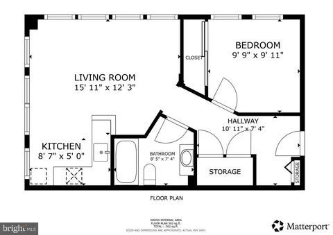 Floorplan - 700 Roeder Rd #403, Silver Spring, MD 20910 photo 1 of 1