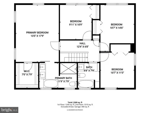 Floorplan - 2801 Village Ln, Silver Spring, MD 20906 photo 2 of 3