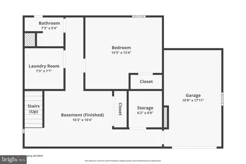 Floorplan - 505 Thayer Ave, Silver Spring, MD 20910 photo 2 of 3