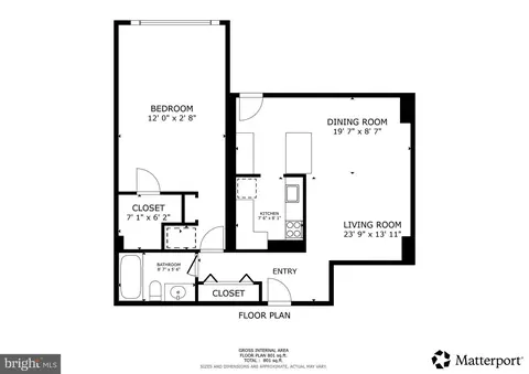 Floorplan - 1220 Blair Mill Rd #503, Silver Spring, MD 20910 photo 1 of 1