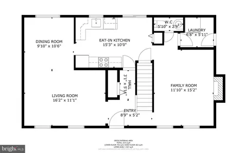 Floorplan - 2229 Deckman Ln, Silver Spring, MD 20906 photo 3 of 4