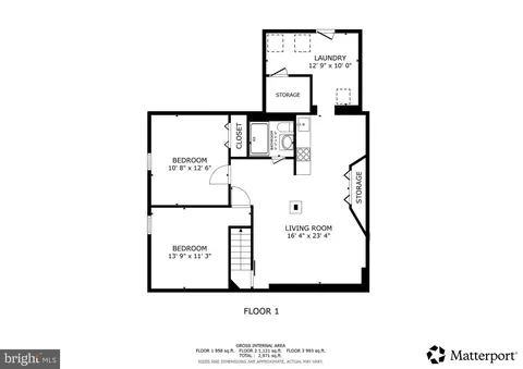 Floorplan - 1511 Crest Rd, Silver Spring, MD 20902 photo 1 of 3