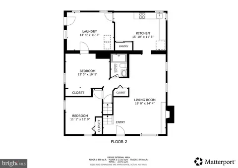 Floorplan - 1511 Crest Rd, Silver Spring, MD 20902 photo 2 of 3