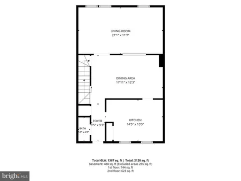 Floorplan - 2015 Featherwood St, Silver Spring, MD 20904 photo 2 of 4