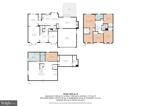 Floorplan - 1910 Agate Dr, Silver Spring, MD 20904 photo 1 of 4