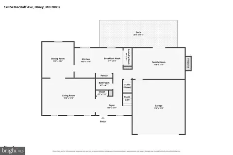 Floorplan - 17624 Macduff Ave, Olney, MD 20832 photo 3 of 4