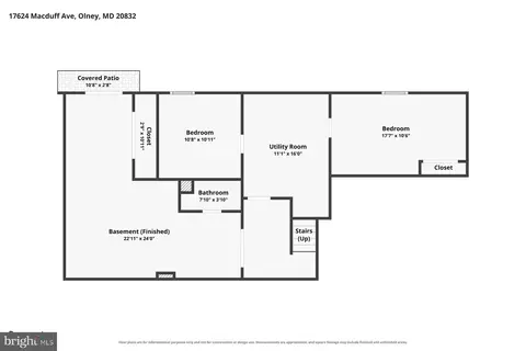 Floorplan - 17624 Macduff Ave, Olney, MD 20832 photo 1 of 4