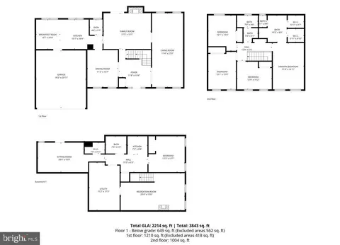 Floorplan - 13940 Alderton Rd, Silver Spring, MD 20906 photo 4 of 4