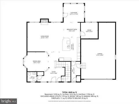 Floorplan - 19902 Stearns Ct, Poolesville, MD 20837 photo 2 of 3
