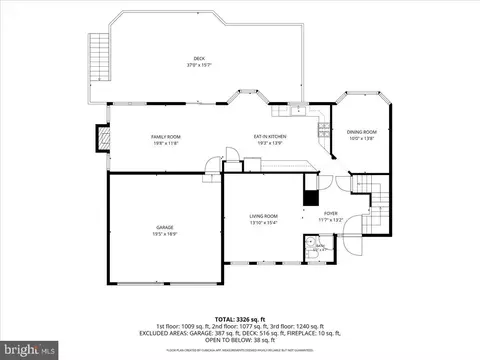 Floorplan - 17225 General Custer Way, Poolesville, MD 20837 photo 2 of 3