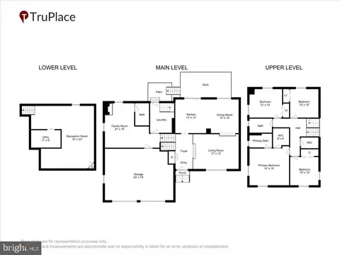 Floorplan - 1705 Crestview Dr, Potomac, MD 20854 photo 4 of 4