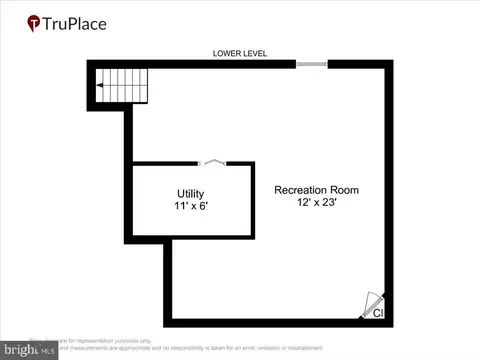 Floorplan - 1705 Crestview Dr, Potomac, MD 20854 photo 3 of 4