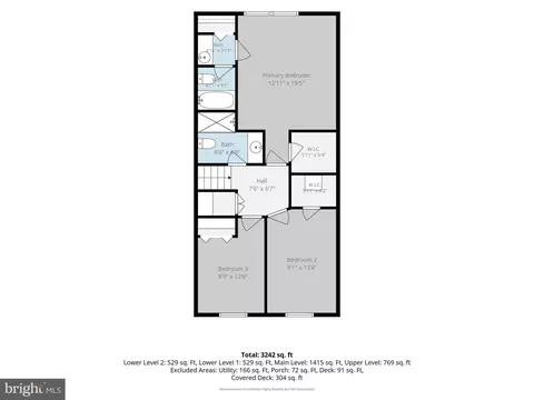 Floorplan - 1007 Ruppert Rd, Silver Spring, MD 20903 photo 3 of 5