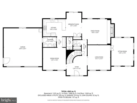 Floorplan - 14929 Notley Rd, Silver Spring, MD 20905 photo 1 of 4