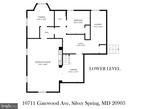 Floorplan - 10711 Gatewood Ave, Silver Spring, MD 20903 photo 4 of 4