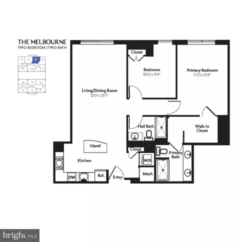 Floorplan - 7915 Eastern Ave #310, Silver Spring, MD 20910 photo 1 of 1