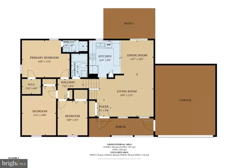 Floorplan - 13200 Ewood Ln, Silver Spring, MD 20906 photo 1 of 3