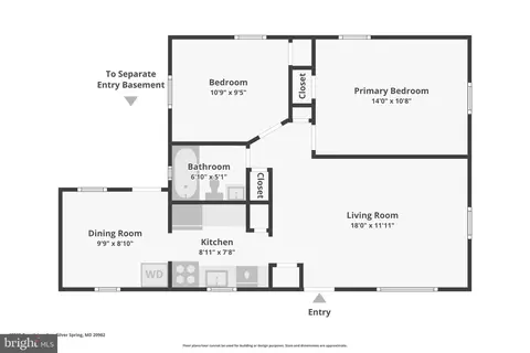 Floorplan - 12008 Grandview Ave, Silver Spring, MD 20902 photo 1 of 2