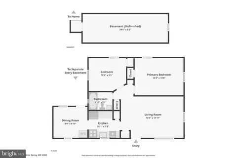 Floorplan - 12008 Grandview Ave, Silver Spring, MD 20902 photo 2 of 2