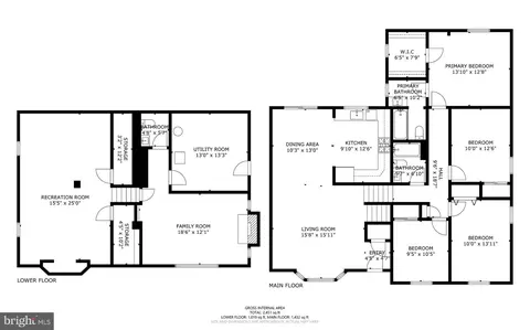Floorplan - 12800 Littleton St, Silver Spring, MD 20906 photo 1 of 3