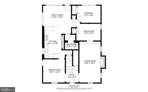 Floorplan - 9407 Seminole St, Silver Spring, MD 20901 photo 1 of 4