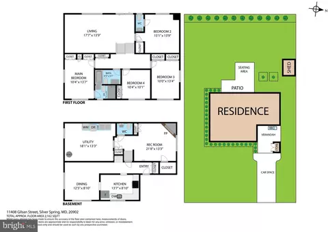 Floorplan - 11408 Gilsan St, Silver Spring, MD 20902 photo 1 of 2