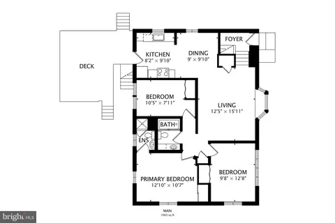 Floorplan - 3951 Wendy Ln, Silver Spring, MD 20906 photo 1 of 2