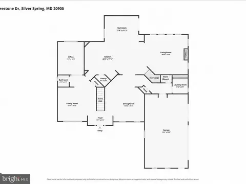 Floorplan - 415 Firestone Dr, Ashton, MD 20861 photo 1 of 4