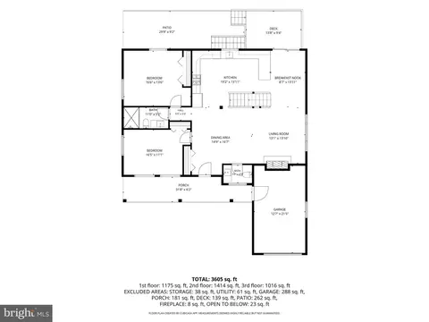 Floorplan - 1205 Burton St, Silver Spring, MD 20910 photo 1 of 3