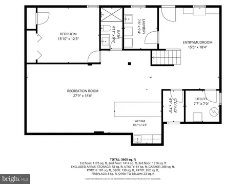 Floorplan - 1205 Burton St, Silver Spring, MD 20910 photo 3 of 3