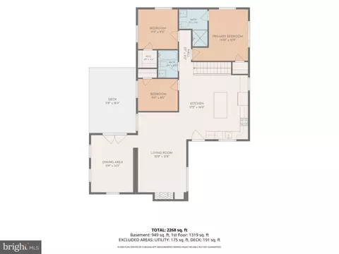 Floorplan - 303 Belton Rd, Silver Spring, MD 20901 photo 2 of 3